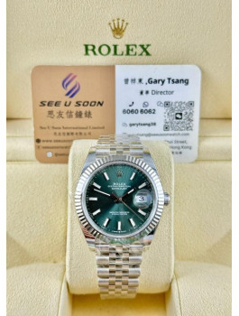 全新 ▶️ Rolex 勞力士 Datejust ◀️ 126334 2026年錶 薄荷綠  (41MM) 